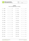 Arbeitsblatt: Cent (ct) in Euro (€) umrechnen Arbeitsblatt: Cent (ct) in Euro (€) umrechnen